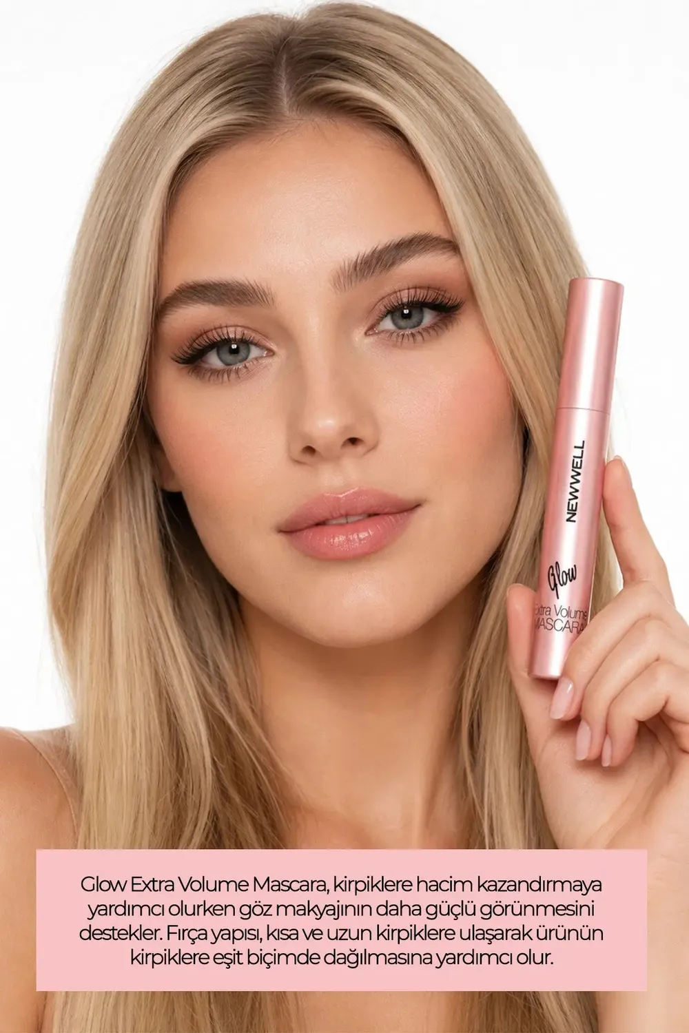New Well Glow Extra Volume mascara noir 8 ml volume intense