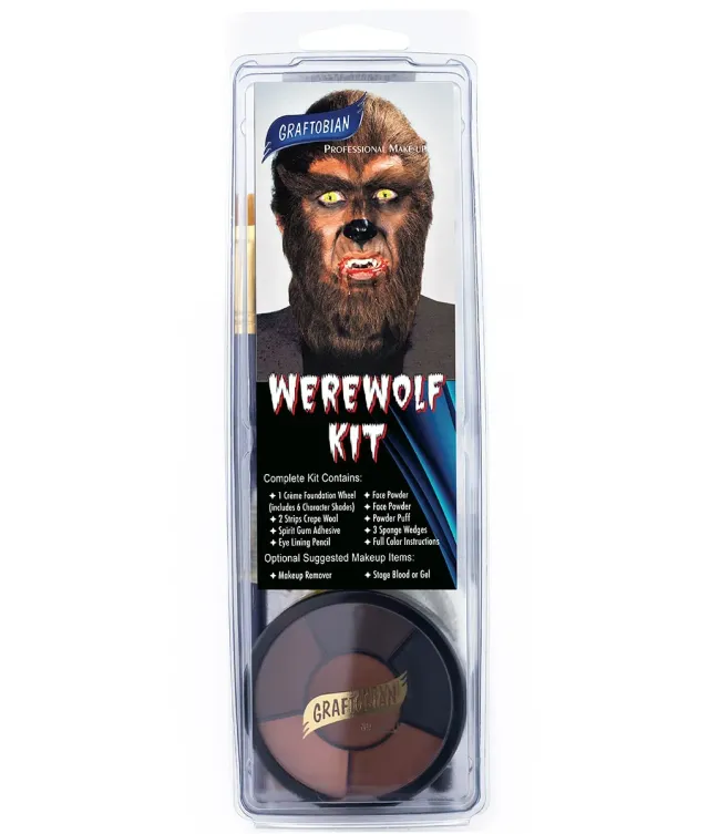 Graftobian Werewolf kit maquillage Halloween loup-garou complet