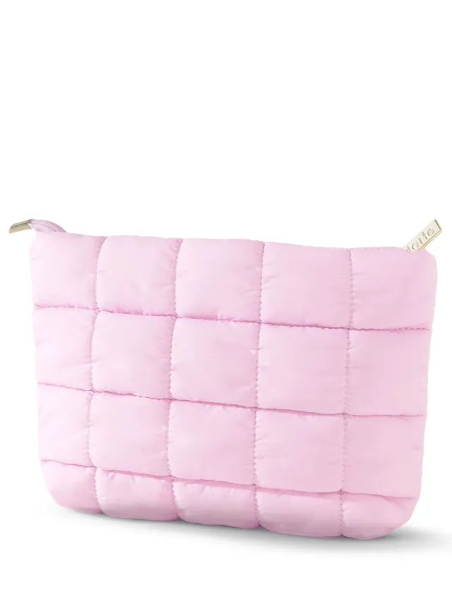 Tarte Puffy trousse maquillage lavande matelassée