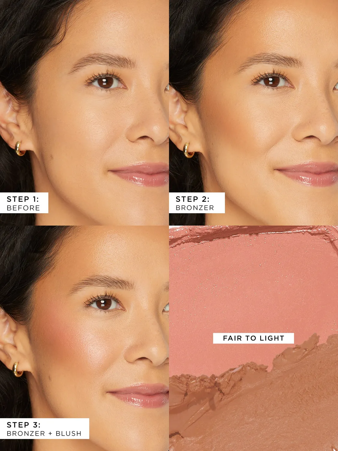 Tarte park ave princess duo blush bronzer crème fair-light