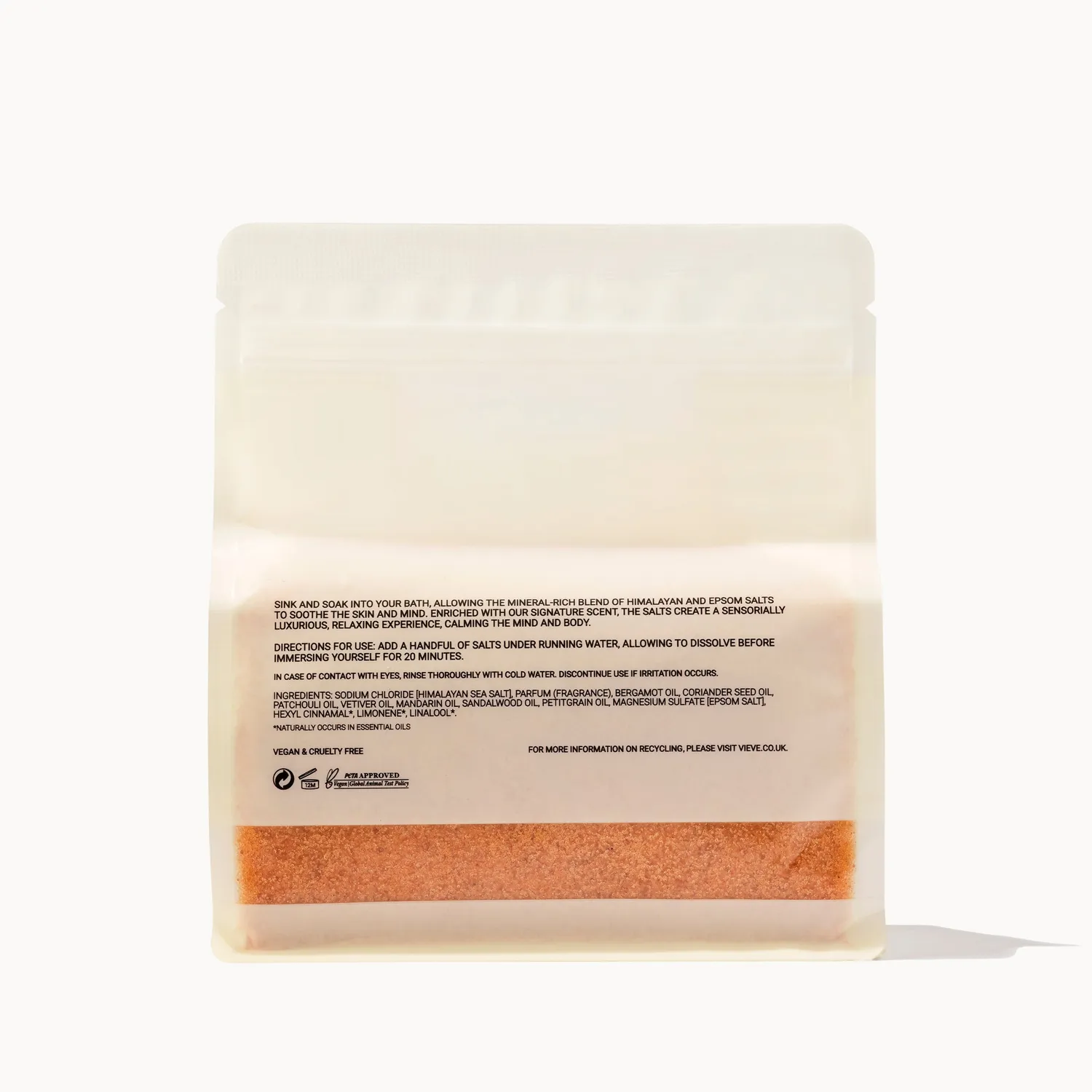 Vieve Bath Salts sels de bain néroli ambre santal détente