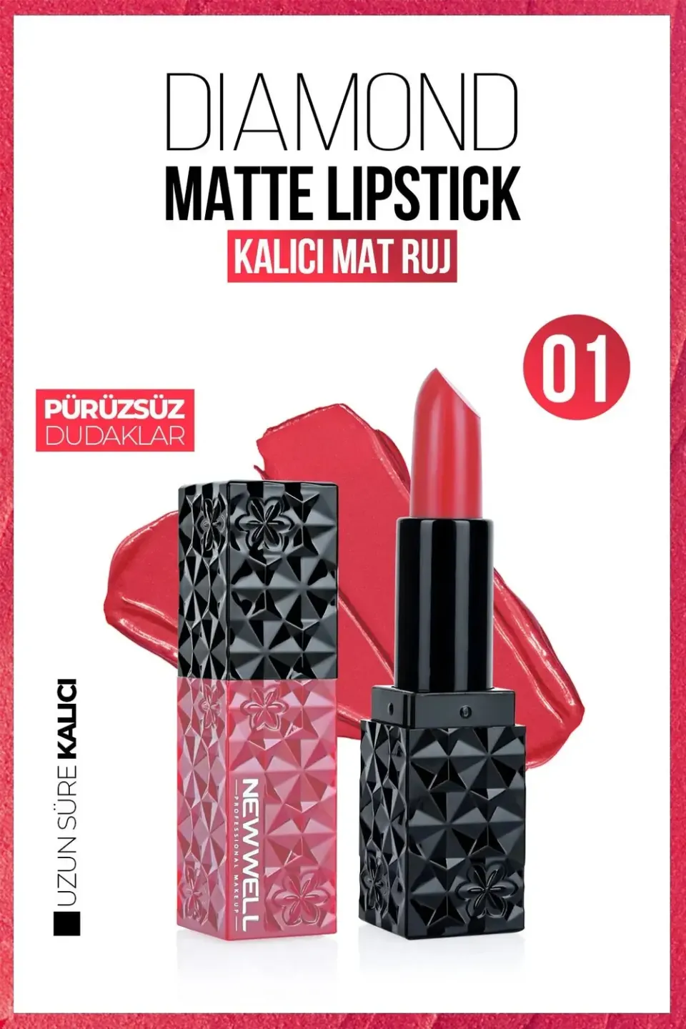 New Well Diamond Matte rouge à lèvres 01 mat