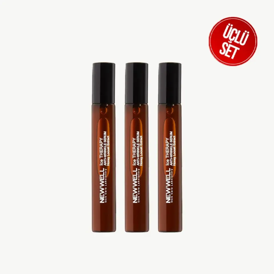 New Well Ice Therapy sérum yeux anti-rides roll-on 3x10 ml