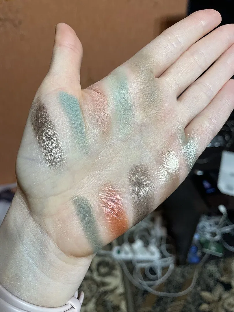 Natasha Denona Retro Glam palette fards paupieres midi verts roses