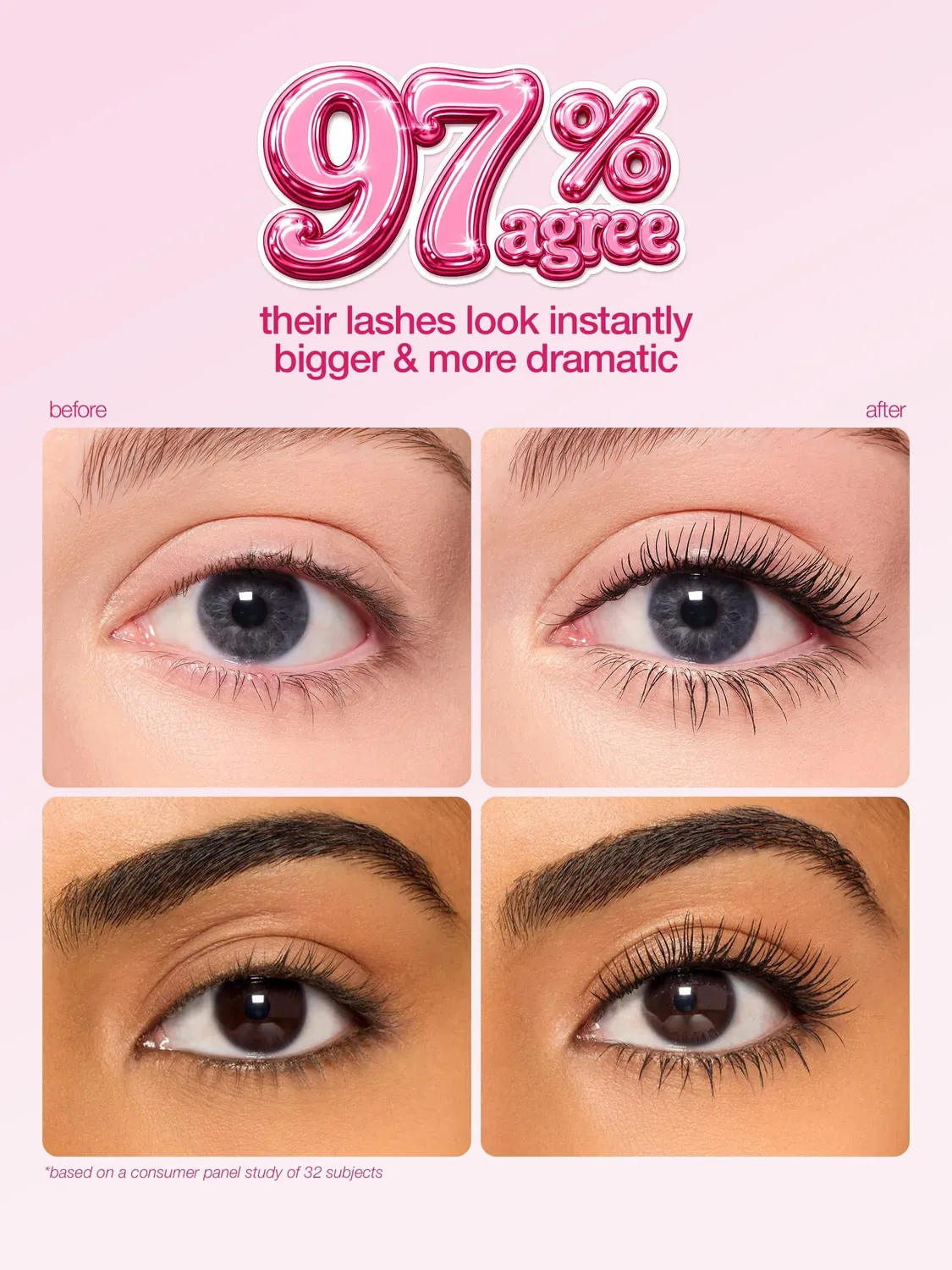 Tarte Big Ego mascara vegan voyage volume noir