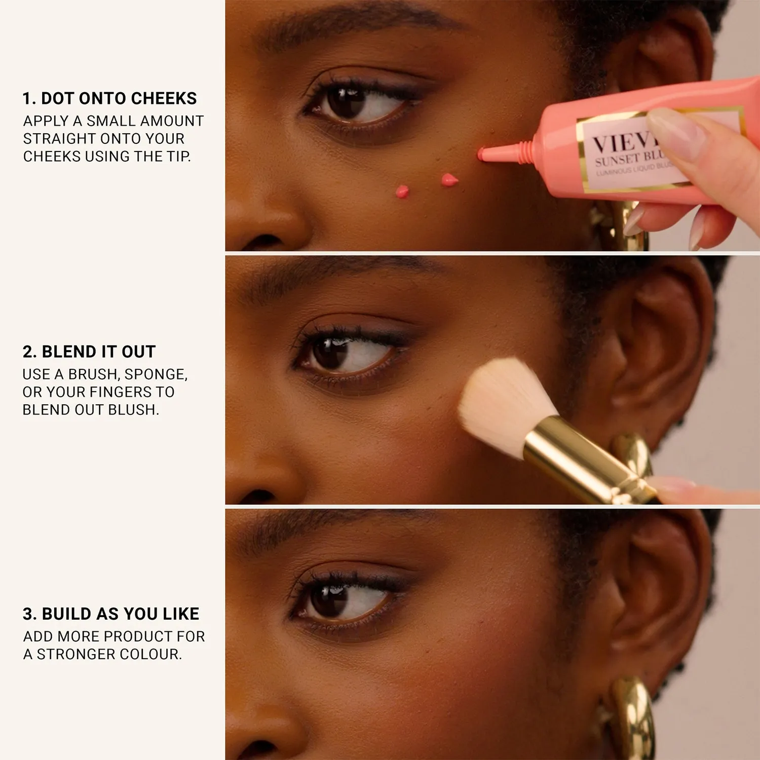 Vieve Sunset Blush Balm blush liquide teinte Pesca pêche
