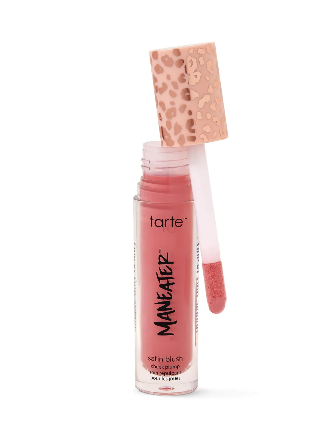 Tarte Maneater Satin Blush Cheek Plump pink beige repulpant