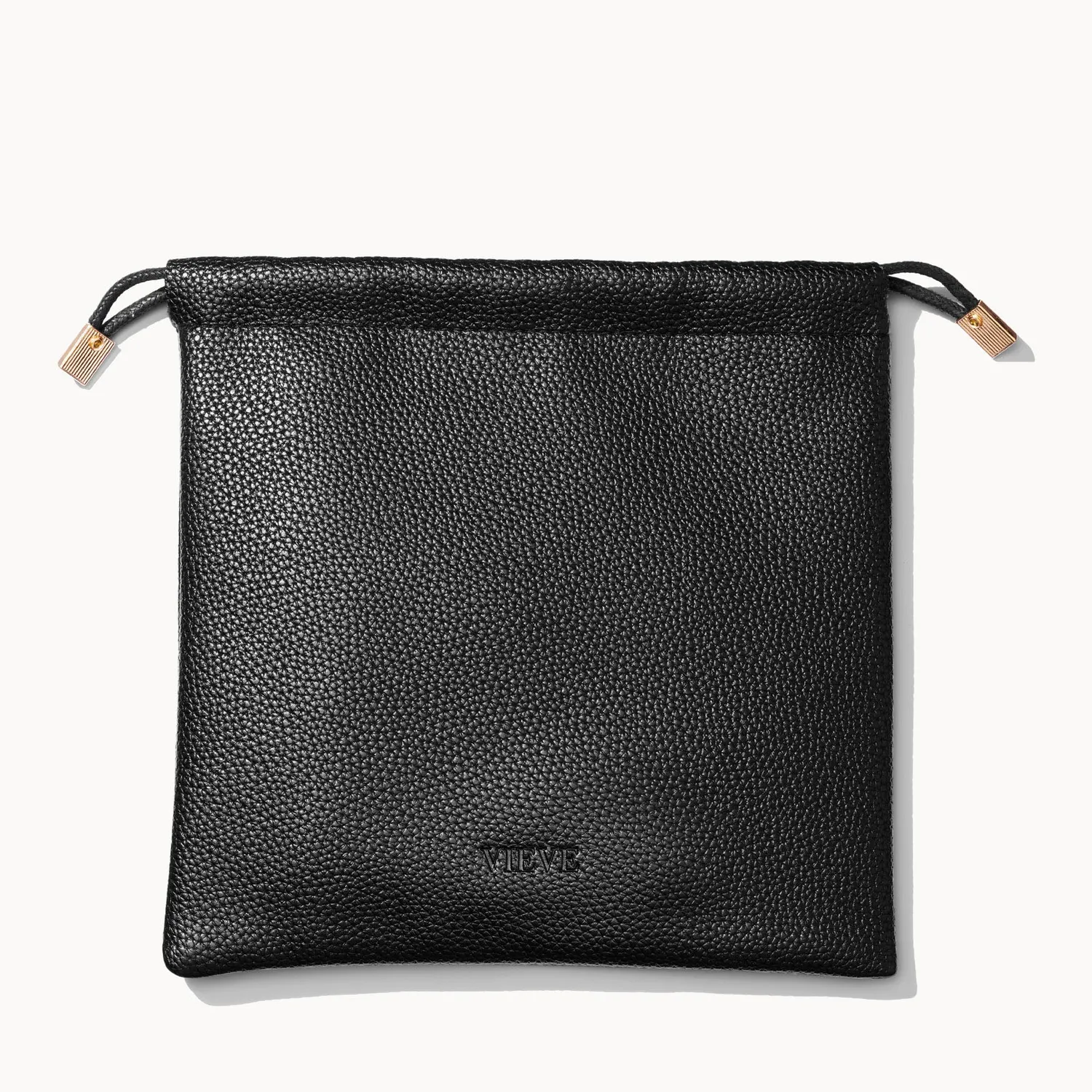Vieve Drawstring Bag pochette cordon 20 cm noire