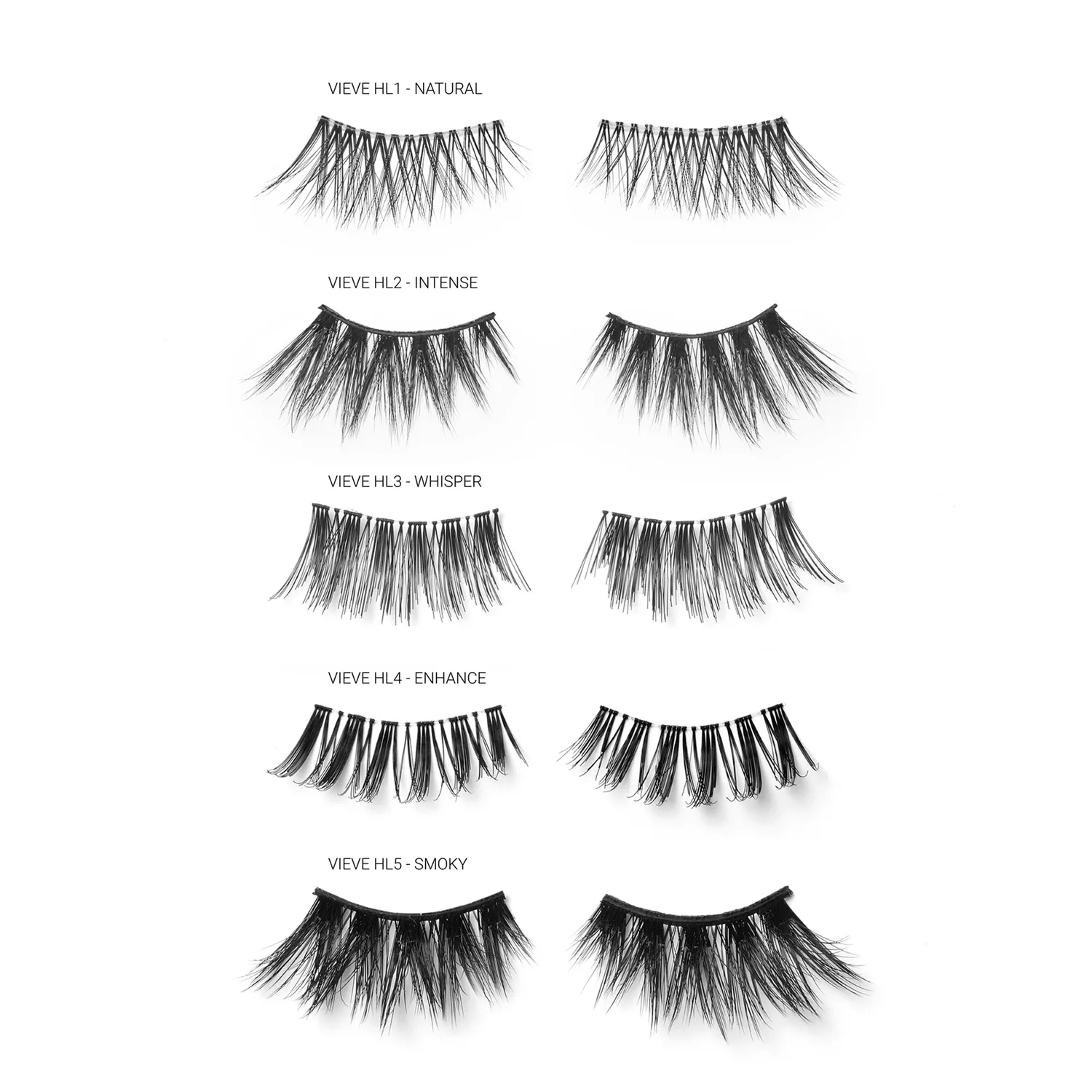 Vieve Half Lash HL5 faux cils Smoky