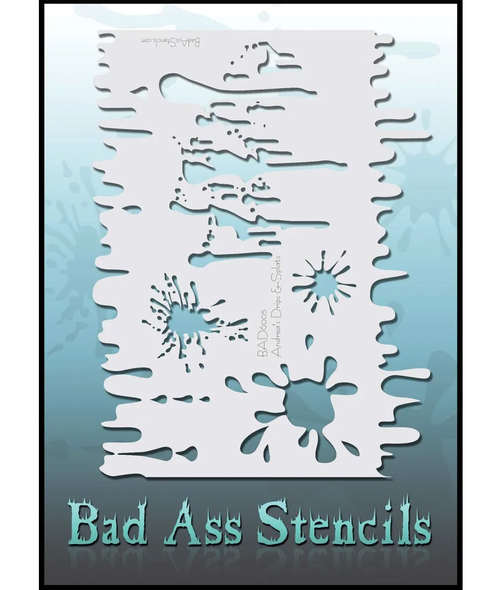 Graftobian Bad Ass Stencils Vintage pochoir maquillage réutilisable