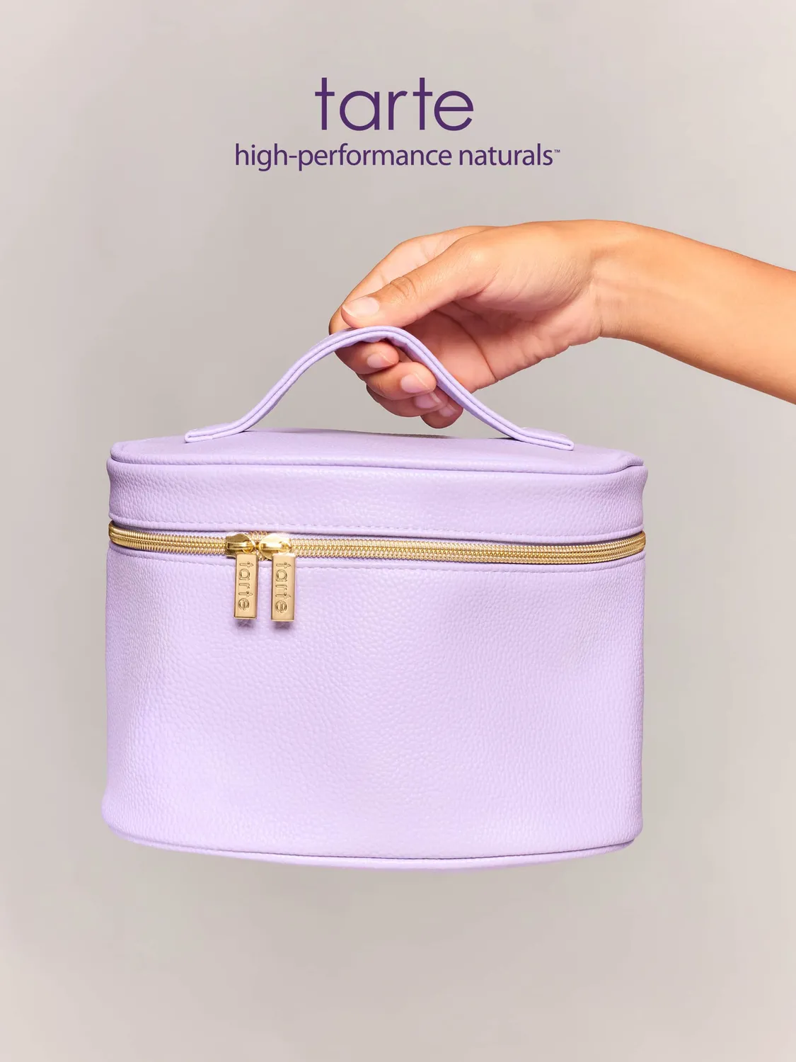 Tarte Train Case vanity lavande multi format voyage