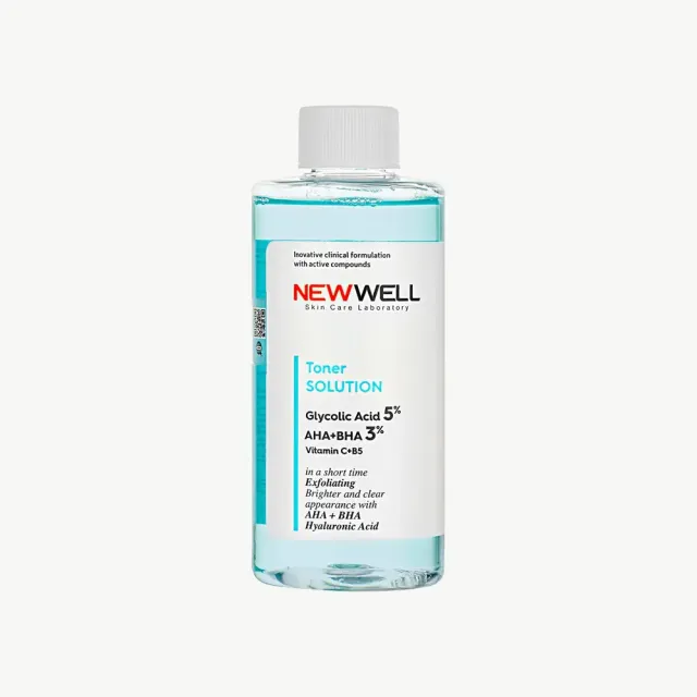 Newwell Lotion Tonique Acide Glycolique 200 ml Éclat