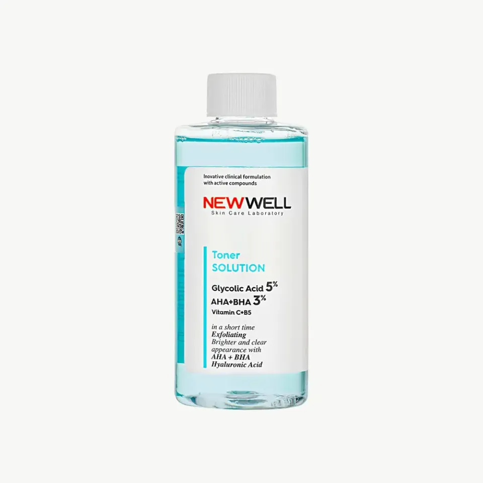 Newwell Lotion Tonique Acide Glycolique 200 ml Éclat