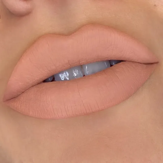 sophia+mabelle Lip Whip Nude Heels rouge liquide mat