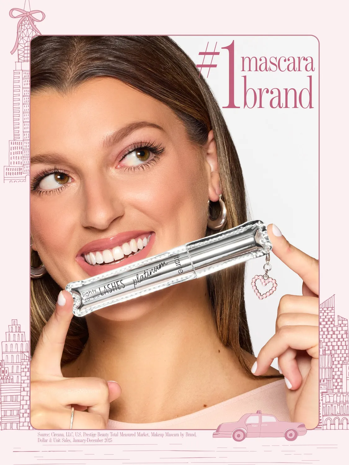 Tarte Lights Camera Lashes Platinum mascara sérum charme