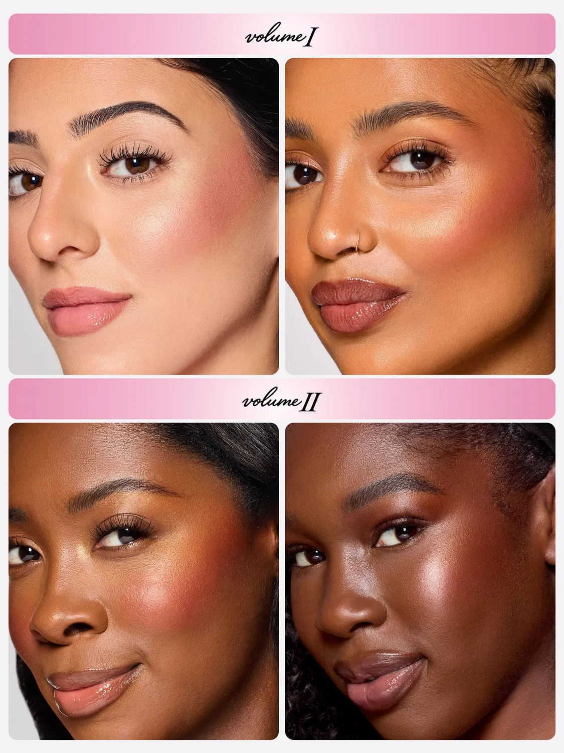 Tarte Highlight Reel palette joue blush highlighter + pinceau