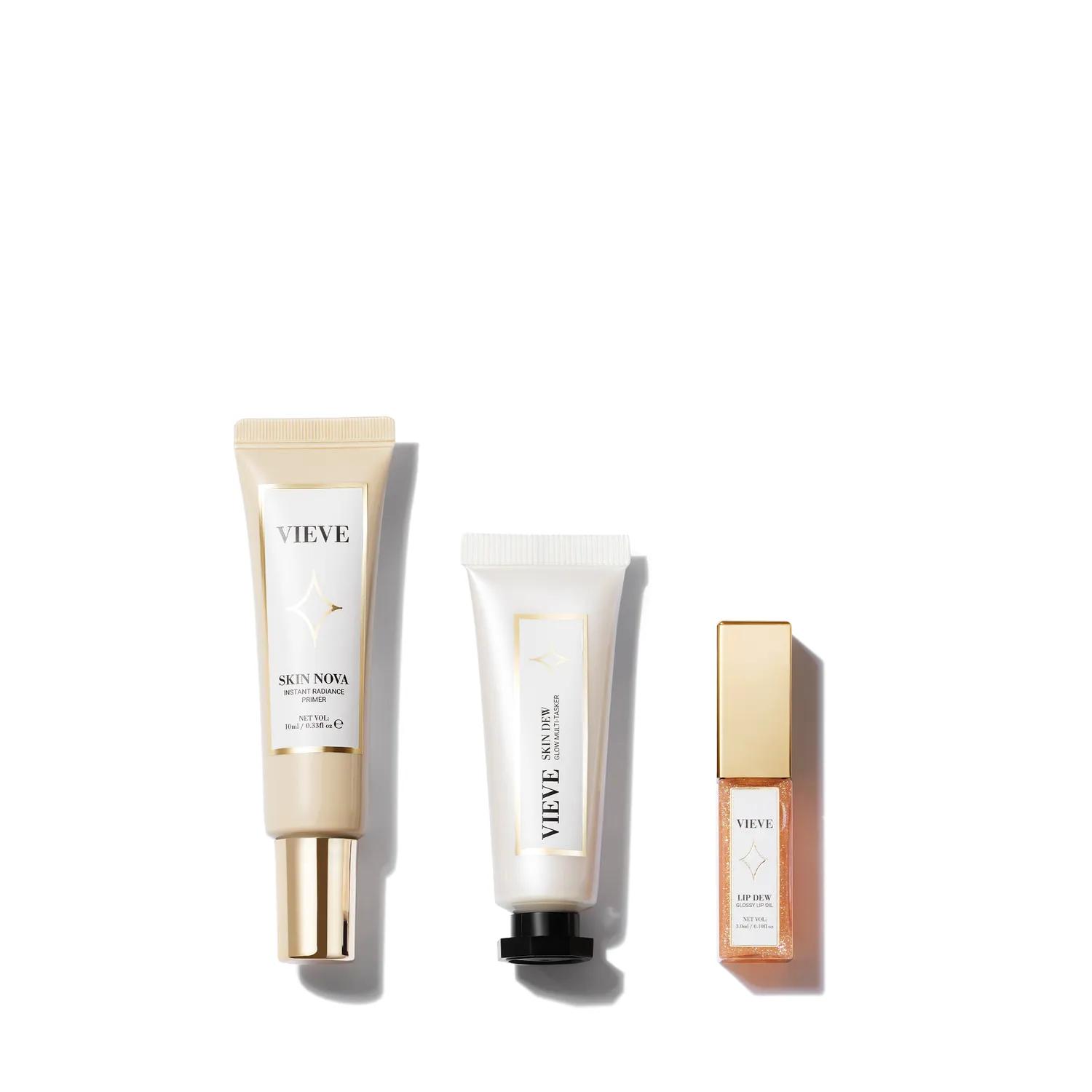 Vieve Glowbe Trotter coffret mini Lip Dew Skin Nova glow