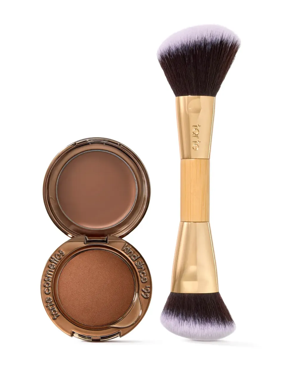 Tarte Macaron Sculpt & Bronze duo bronzer multi vegan