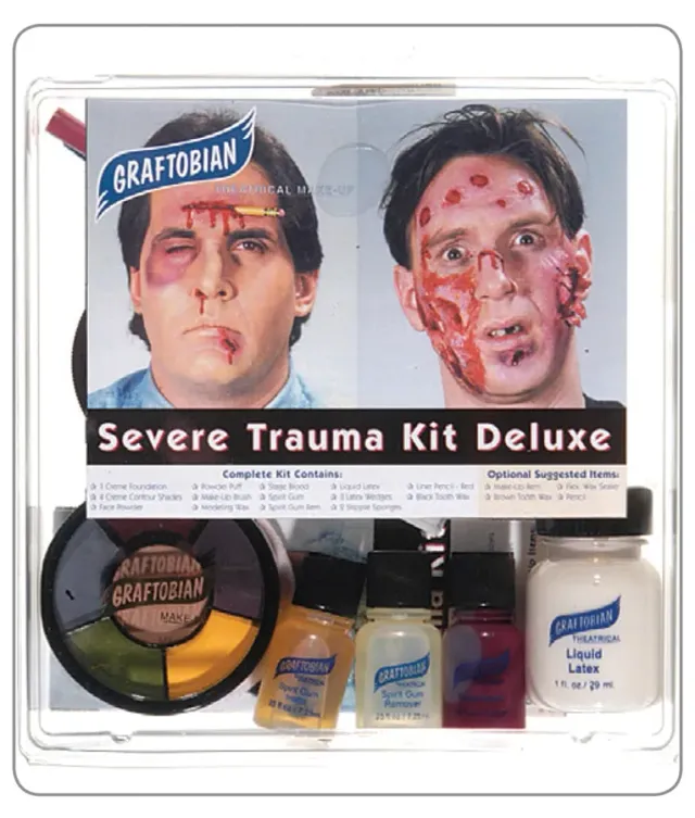 Graftobian Deluxe Severe Trauma Kit maquillage effets spéciaux complet