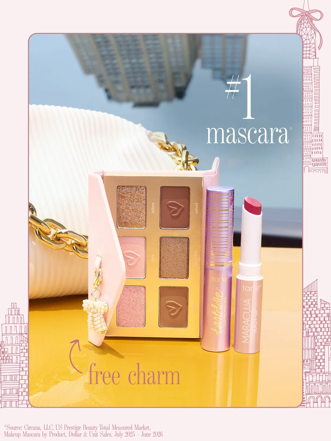 Tarte Front Row Energy coffret voyage multi palette mascara