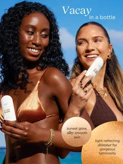 Tarte Key Largo Glow huile corps caramel éclat