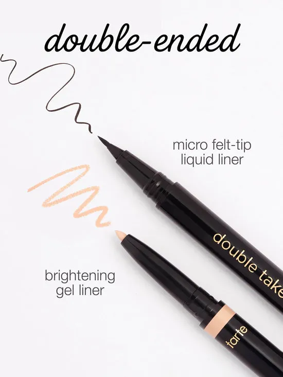 Tarte Double Take Awake Micro eyeliner liquide double embout
