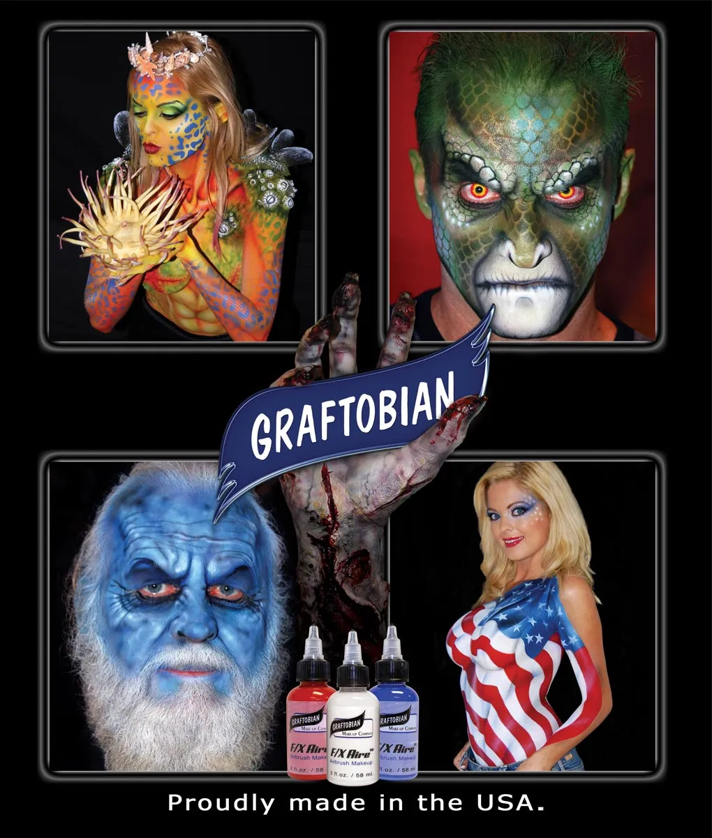 Graftobian F/X Aire maquillage aérographe noir 58ml tenue