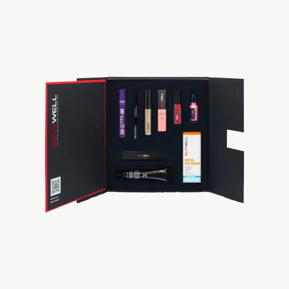 New Well Coffret maquillage essentiel 9 pièces complet