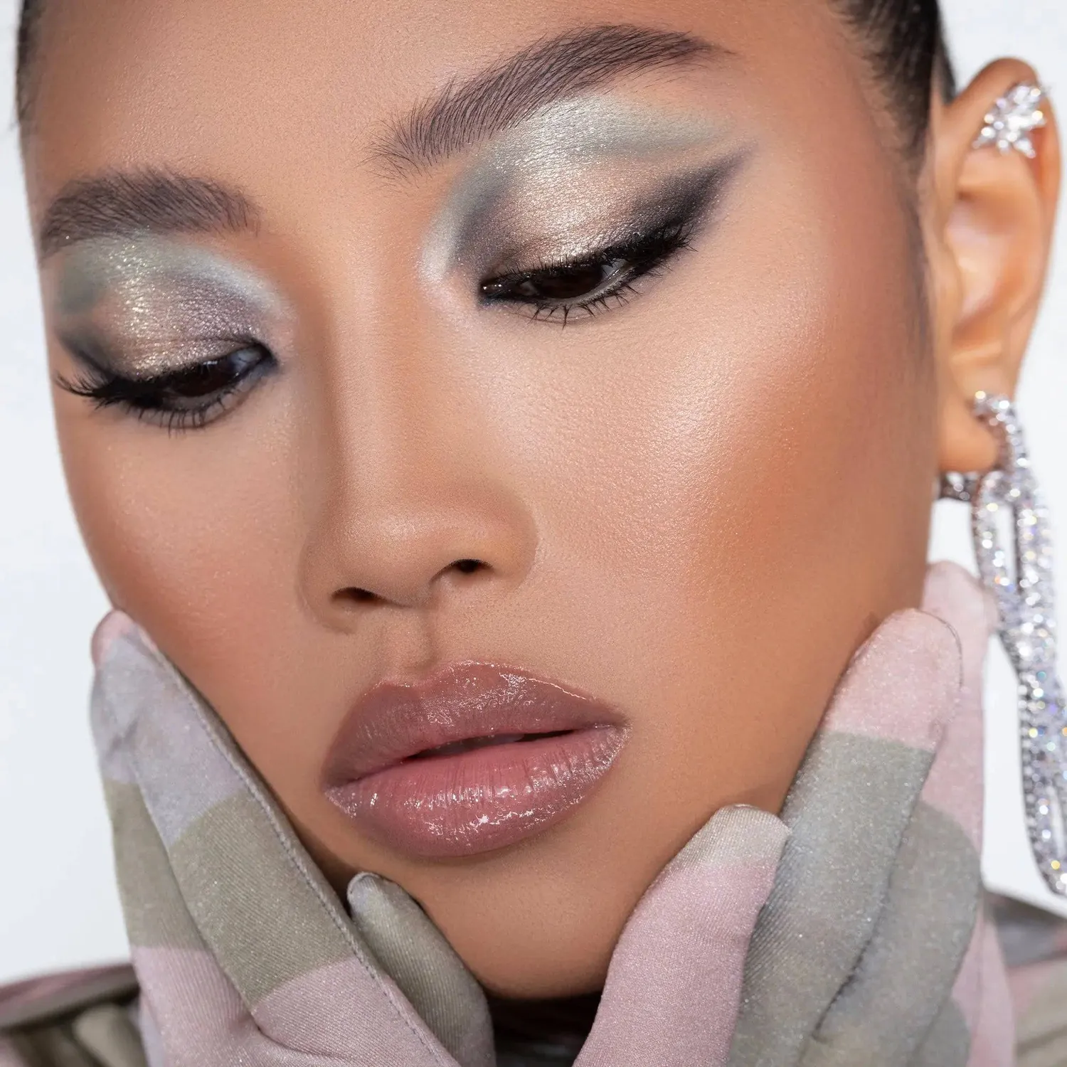 Natasha Denona Retro Glam palette fards paupieres midi verts roses