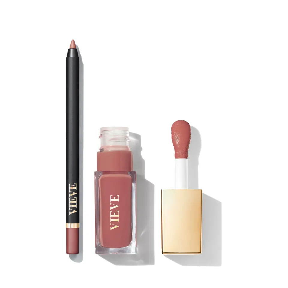 Vieve Perfect Pairings duo lèvres crayon + gloss Dew