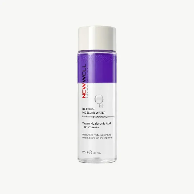 New Well Be-Phase eau micellaire yeux 150 ml violet