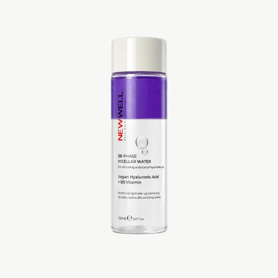 New Well Be-Phase eau micellaire yeux 150 ml violet
