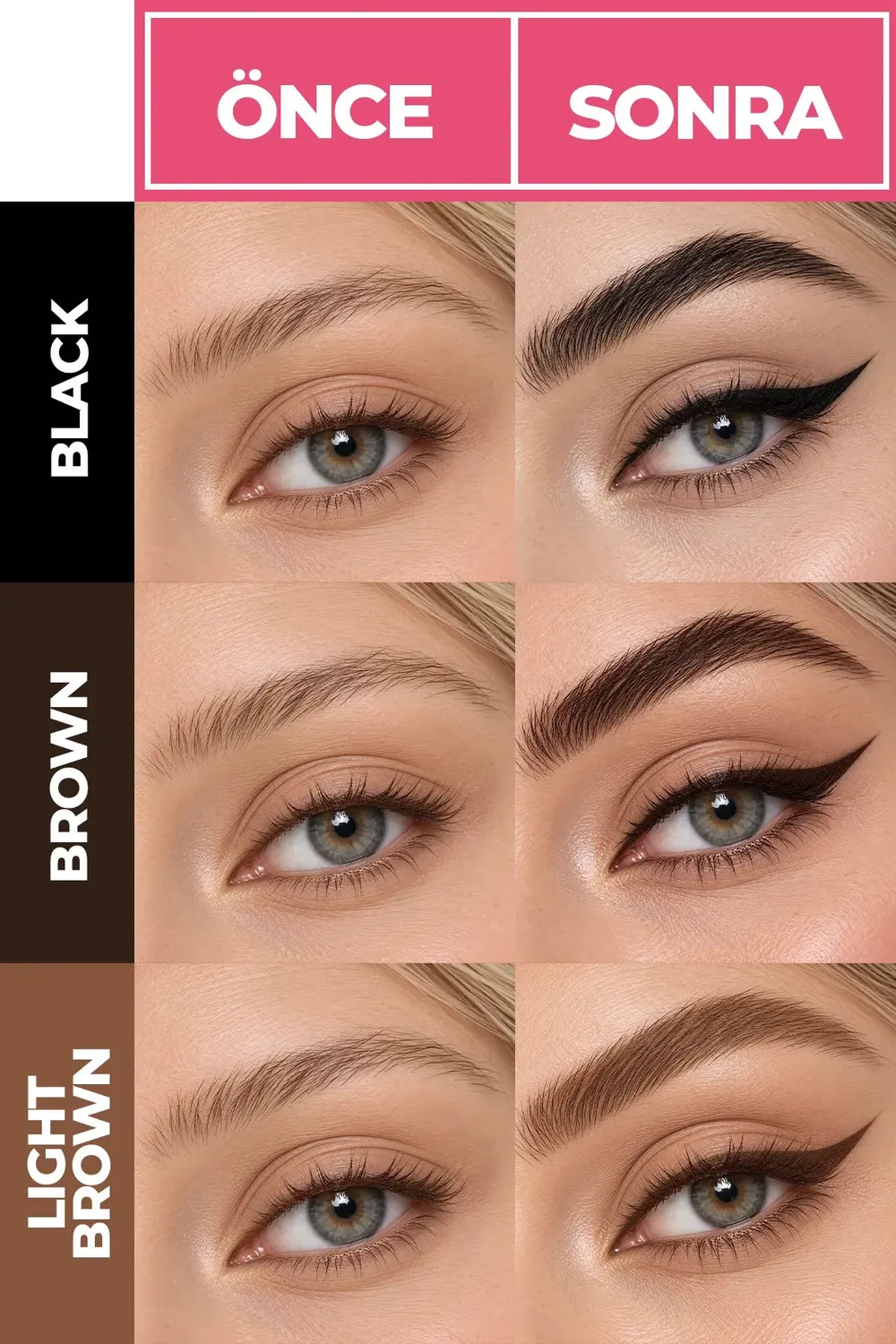 New Well Duo Pen sourcils eyeliner dark brown 02 2 ml