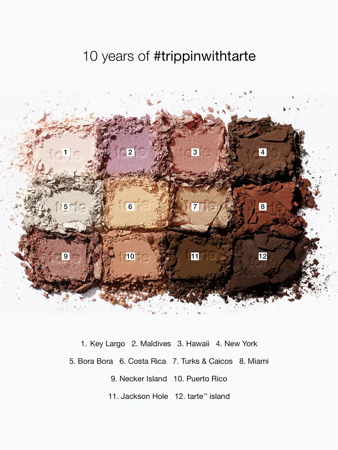 Tarte TrippinWithTarte palette fards à paupières multi