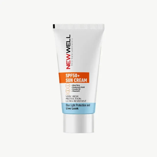 New Well Crème Solaire SPF 50+ Aloe Vera Anti-Taches