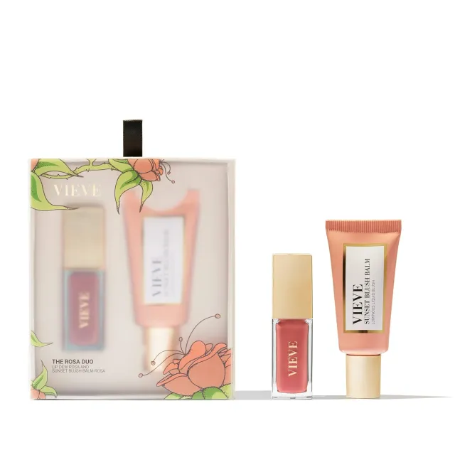 Vieve The Rosa Duo coffret blush lèvres Rosa