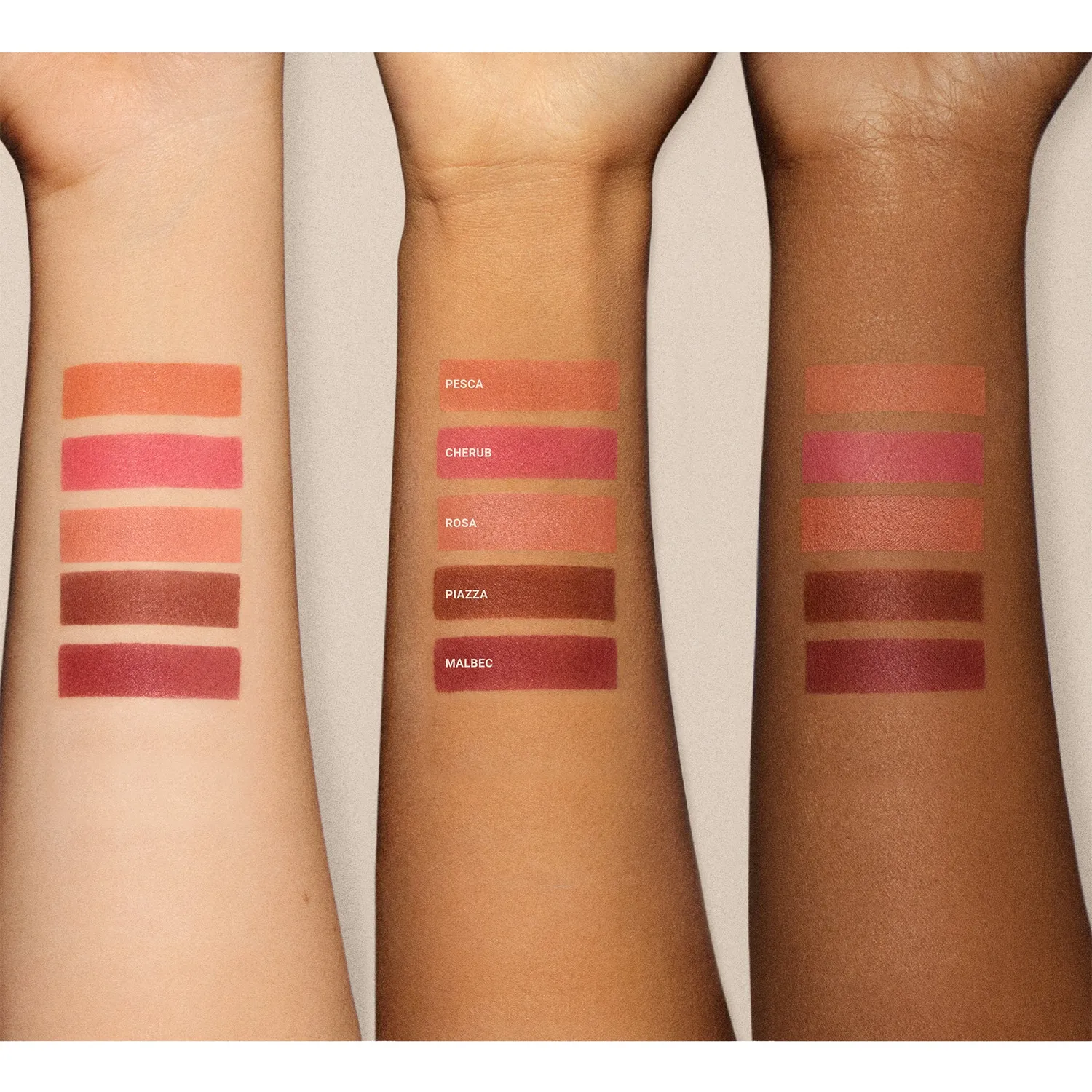 Vieve Sunset Blush blush Pesca satiné