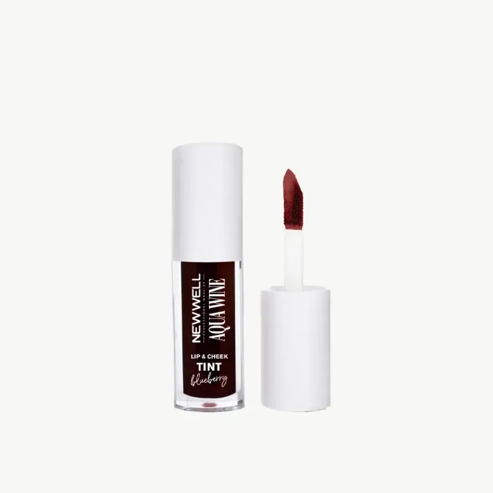 New Well Aqua Wine encre lèvres joues myrtille 6 ml