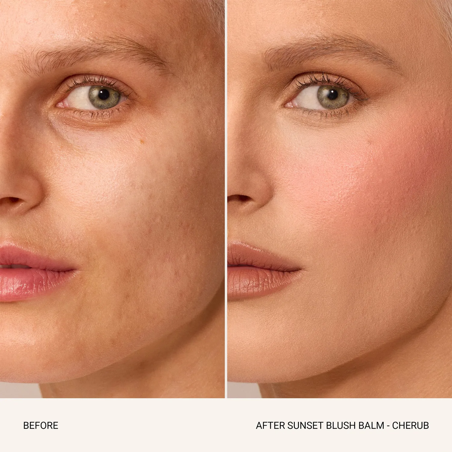 Vieve Sunset Blush Balm blush liquide teinte Cherub frais