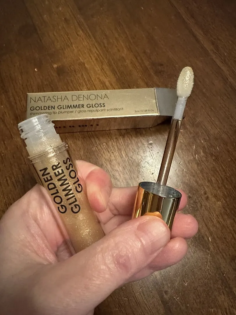 Natasha Denona Golden Glimmer gloss repulpant doré 5 ml