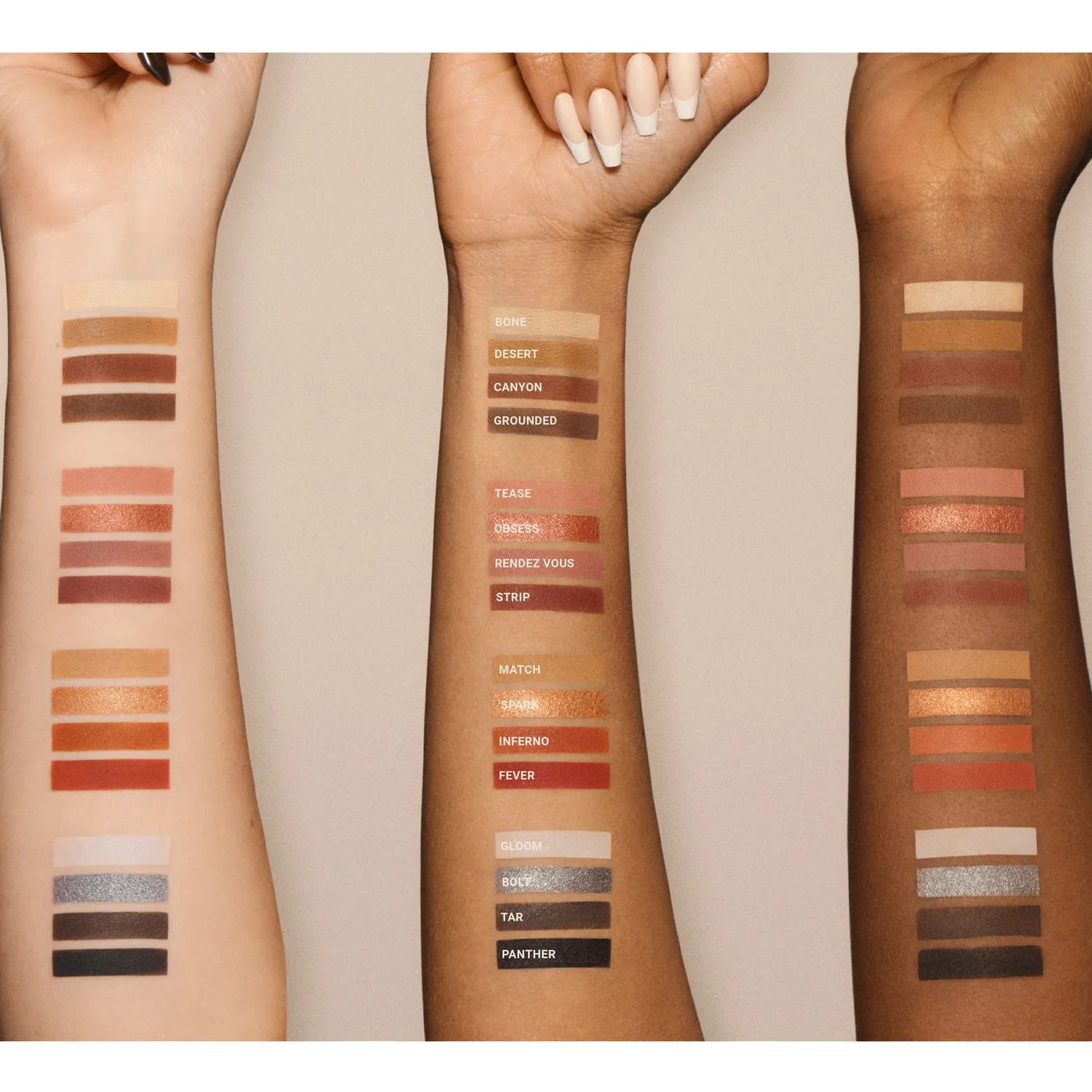 Vieve Soul Shadows Burn palette fards à paupières mat et irisé