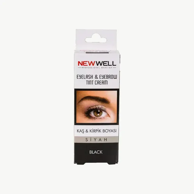 New Well Teinture Cils et Sourcils Noir Intense