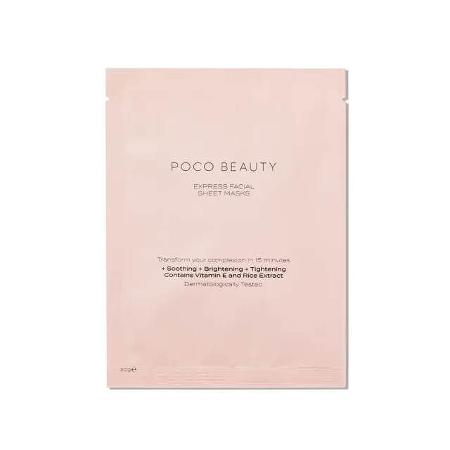 Poco Beauty Express masque visage tissu éclat vitamine E