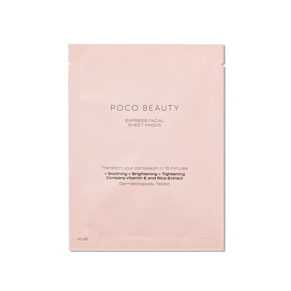 Poco Beauty Express masque visage tissu éclat vitamine E