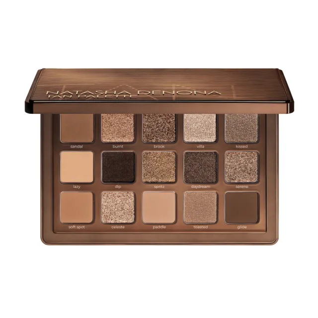 Natasha Denona Tan palette 15 fards neutres dorés