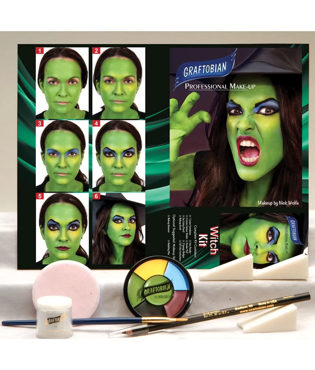 Graftobian Witch kit maquillage sorcière Halloween complet