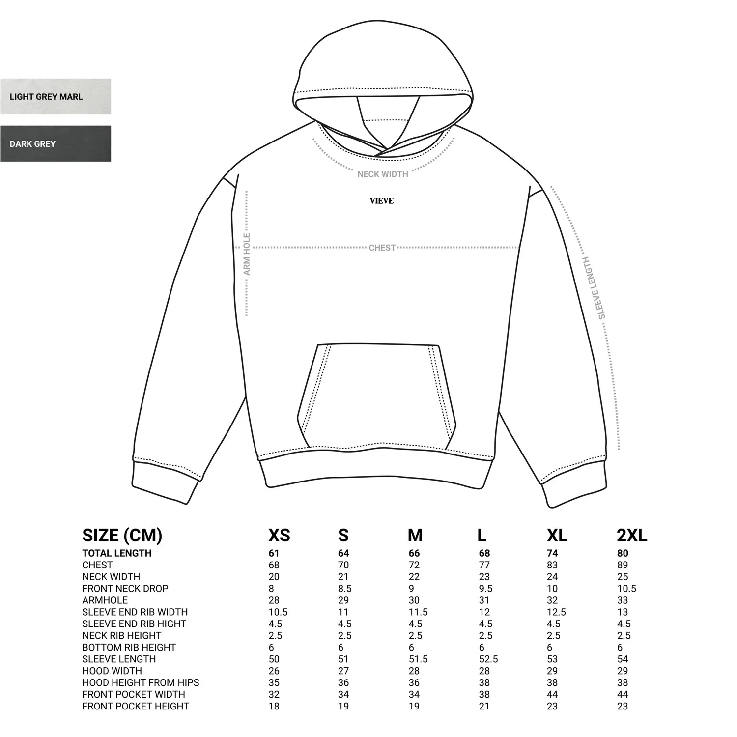 Vieve Gratitude Attitude hoodie sweat gris clair