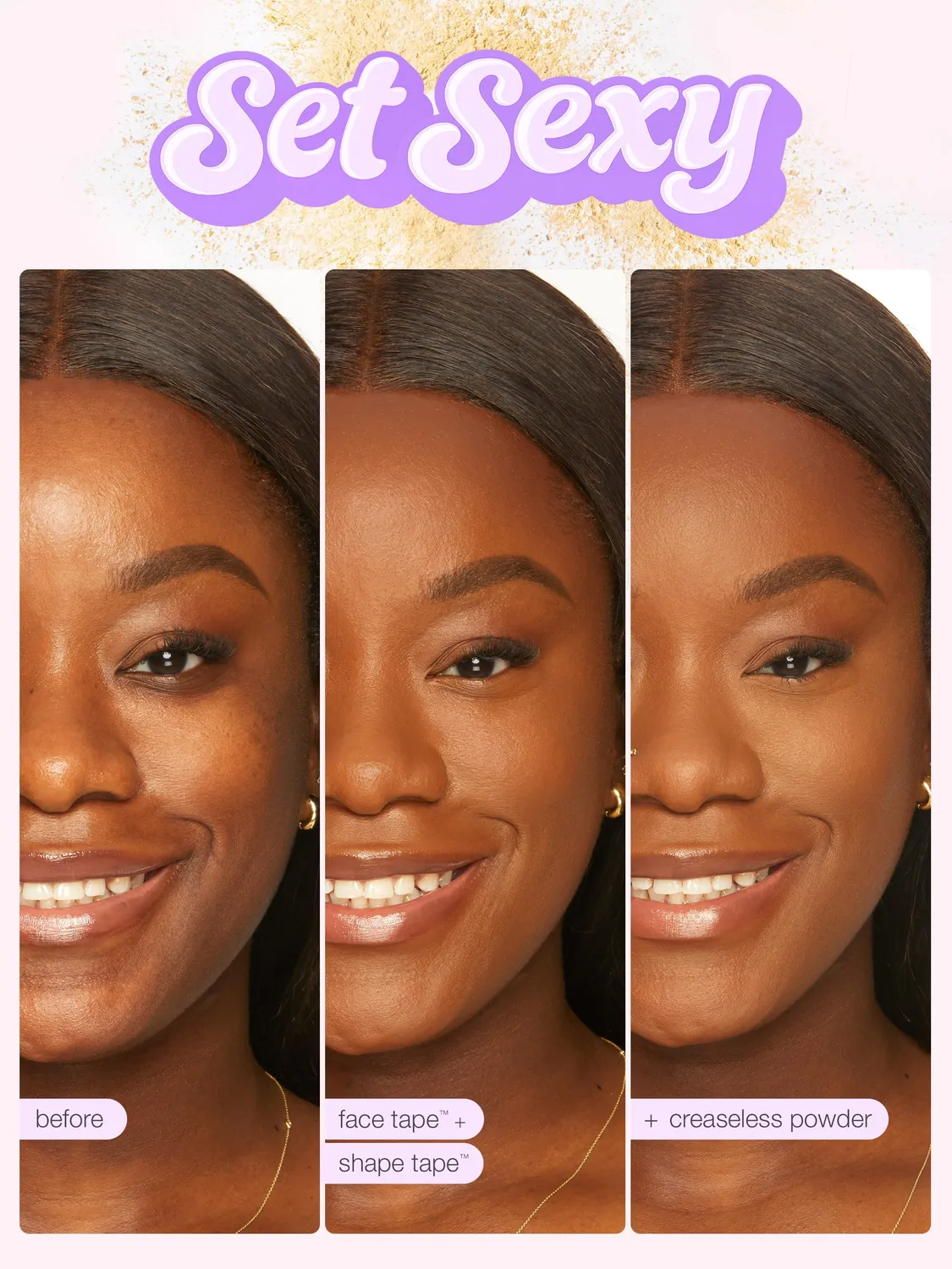 Tarte Creaseless Setting poudre fixatrice voyage