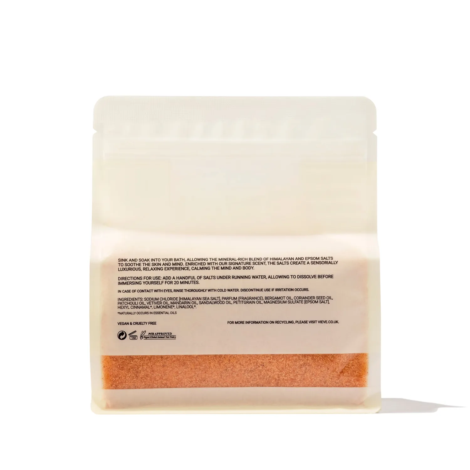 Vieve Bath Salts sels de bain néroli ambre santal détente
