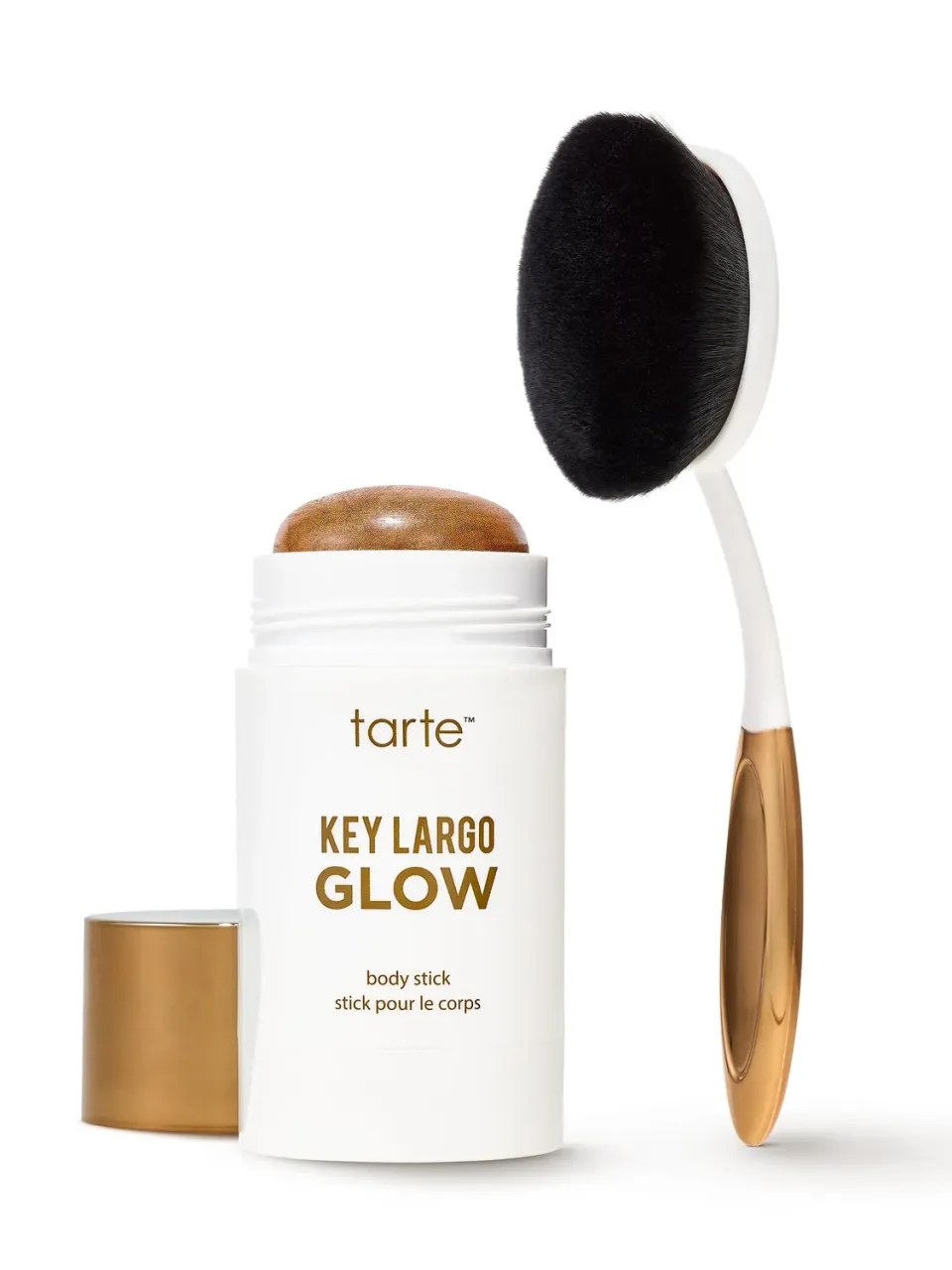 Tarte Key Largo Glow stick corps bronzant + pinceau